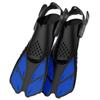 Adjustable Open-Heel Swim Fins Men Women Kids Training Snorkeling Freediving Silicone Foot Pockets