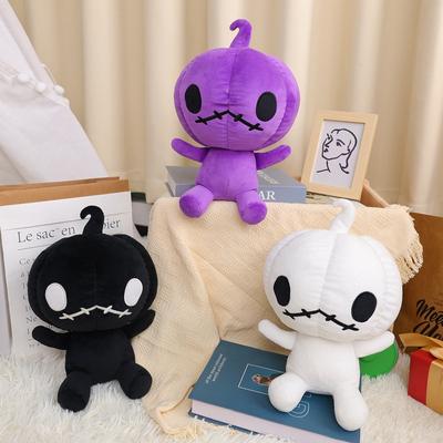 Non-Toxic New Halloween Plush Toy Pumpkin Doll Halloween Ghost Festival Pumpkin Ghost Doll Holiday Gift 28Cm
