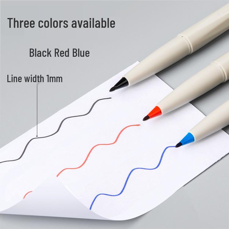 Lion Signature Black & Red Marker Pen for Correction and Outlining красный