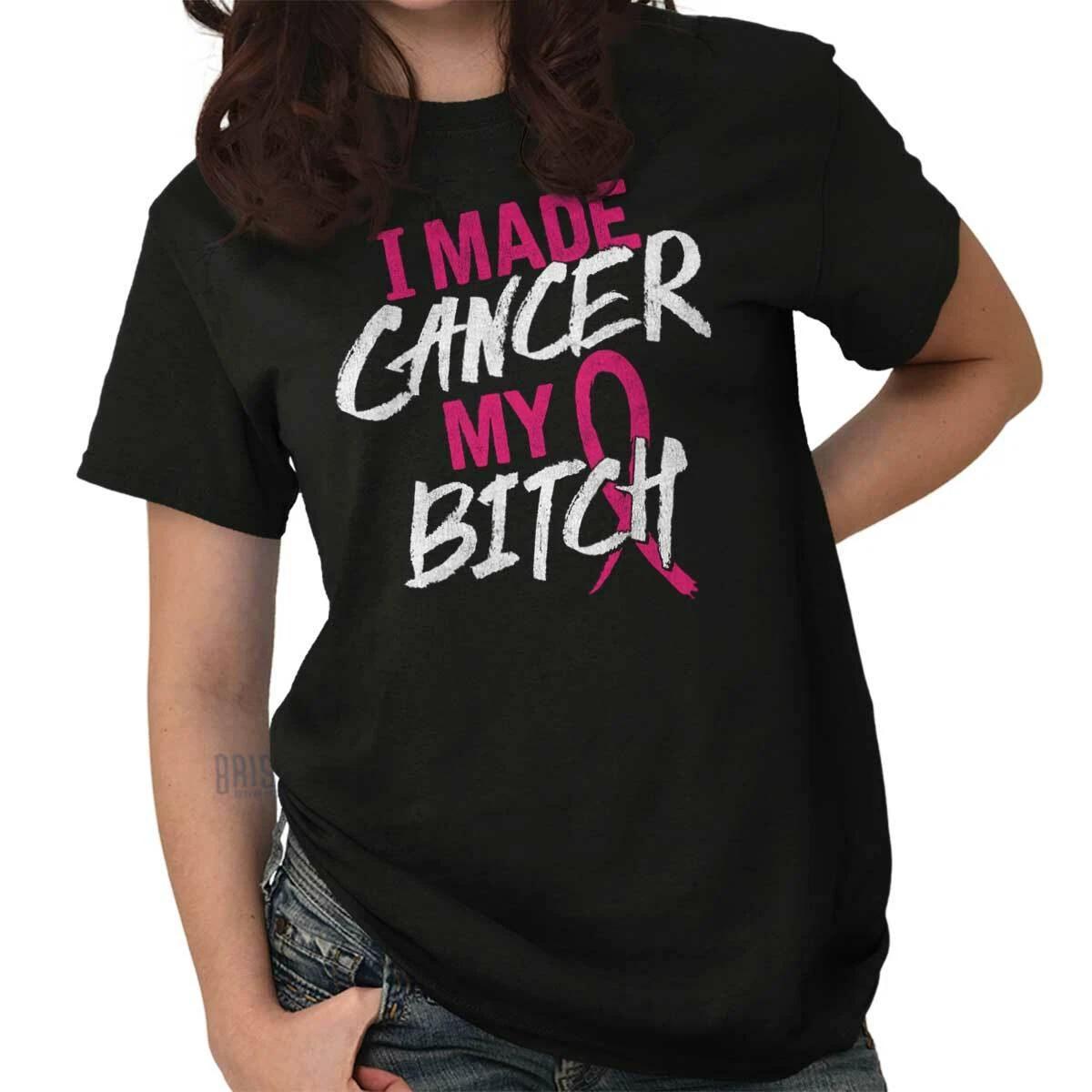 Beat Breast Cancer Survivor Funny Cute Gift Womens Graphic Crewneck T Shirt Tee L