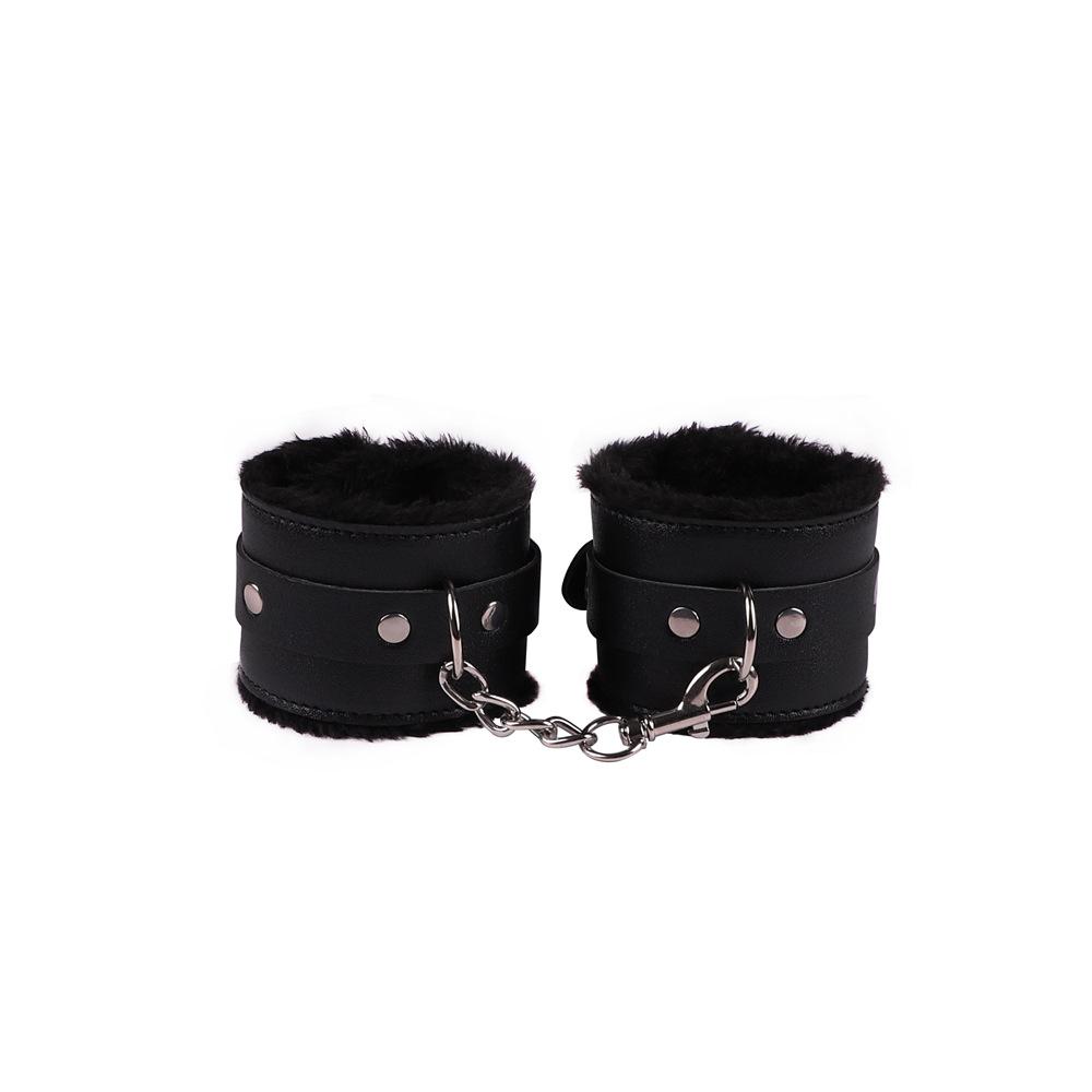 Bdsm Bondage Kit of Leather Restraints Handcuffs Strap Adults Sex Game Toys for Couples Feather Flirting Sexy Erotic