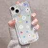 Ins Cute Cartoon Flowers Print Clear Case  For Samsung A54 5g Case S24 Ultra A32 A52 A34 5g A53 A23 A55 S23 S22 S20 S21 FE Cover