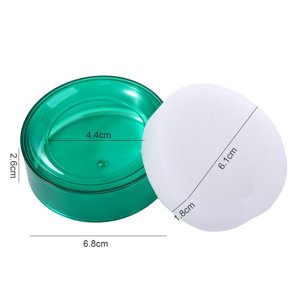 Bank Teller Office Casher Round Case Money Counting Tool Finger Wetted Tool Finger Wet Device