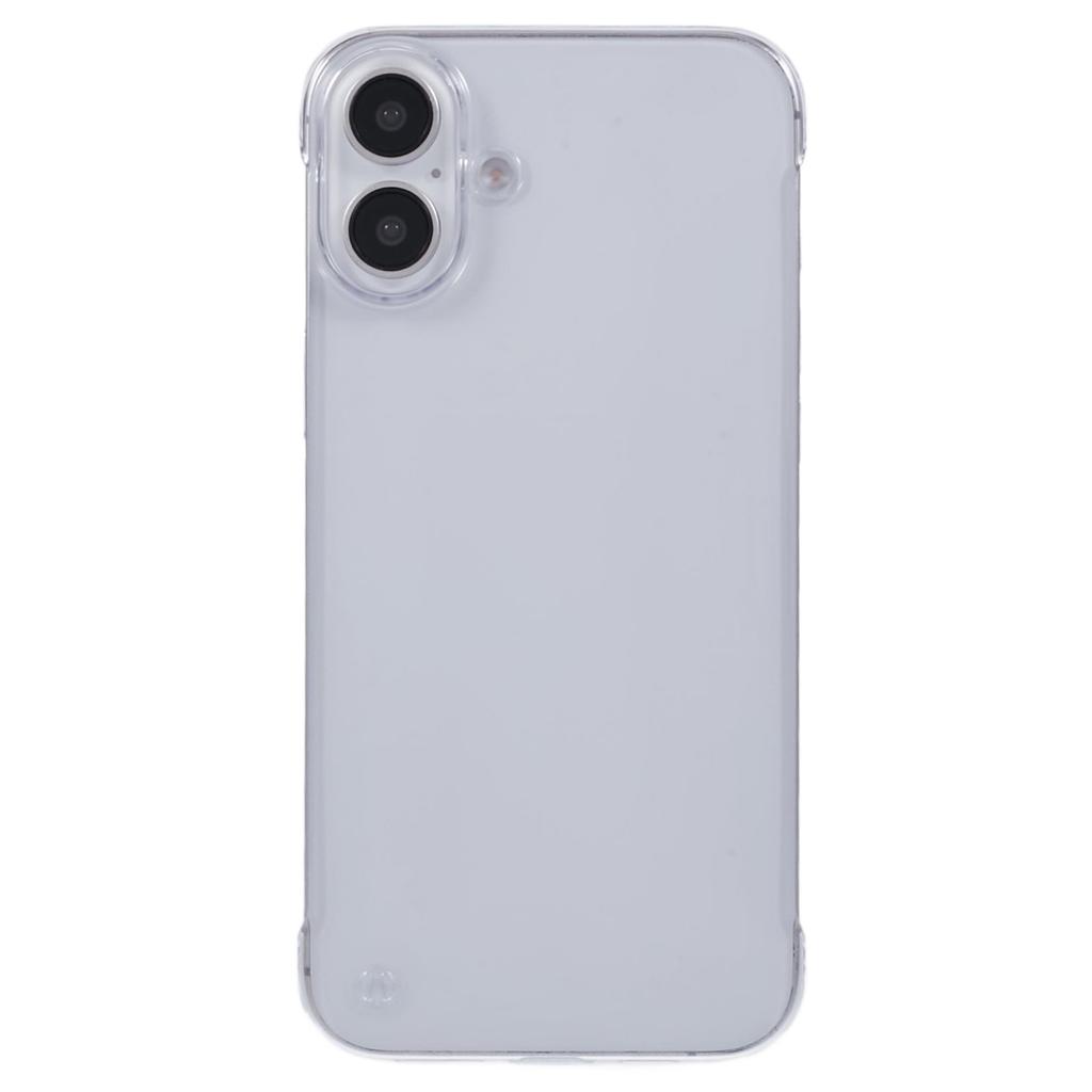 For iPhone 16 Plus Case Transparent PC Borderless Phone Cover