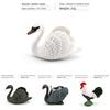 Figures Animal Realistic Model With Ducks Rooster Swans For Decorative Display