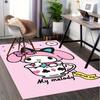 Office Rug My Melody, Drink Me Anti-Slip Rug, Machine Washable for Living Room, Bedroom, Office, Multiple Sizes, Bedroom Mat, Decorative Mat, Durable
