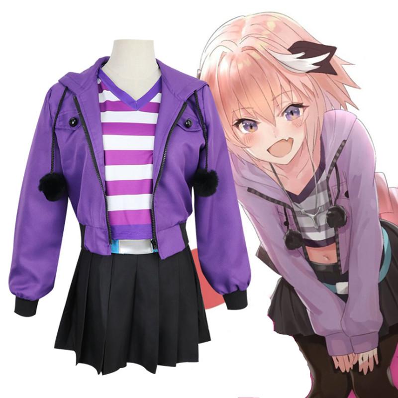 Anime Fate Apocrypha Astolfo Costume Cosplay Haina Casual Uniforme Halloween Seturi complete