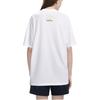 Fila American Vintage Illustration Print Crew Neck Casual Short Sleeve Drop Shoulder T-Shirt Women T-Shirt White F11W329107F-WT