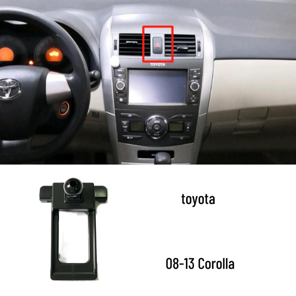 Car Phone Holder for Toyota 6th Gen Camry, Corolla, Highlander - Clip Base Accessory