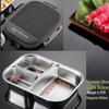 304 Stainless Steel Divided Bento Lunch Box