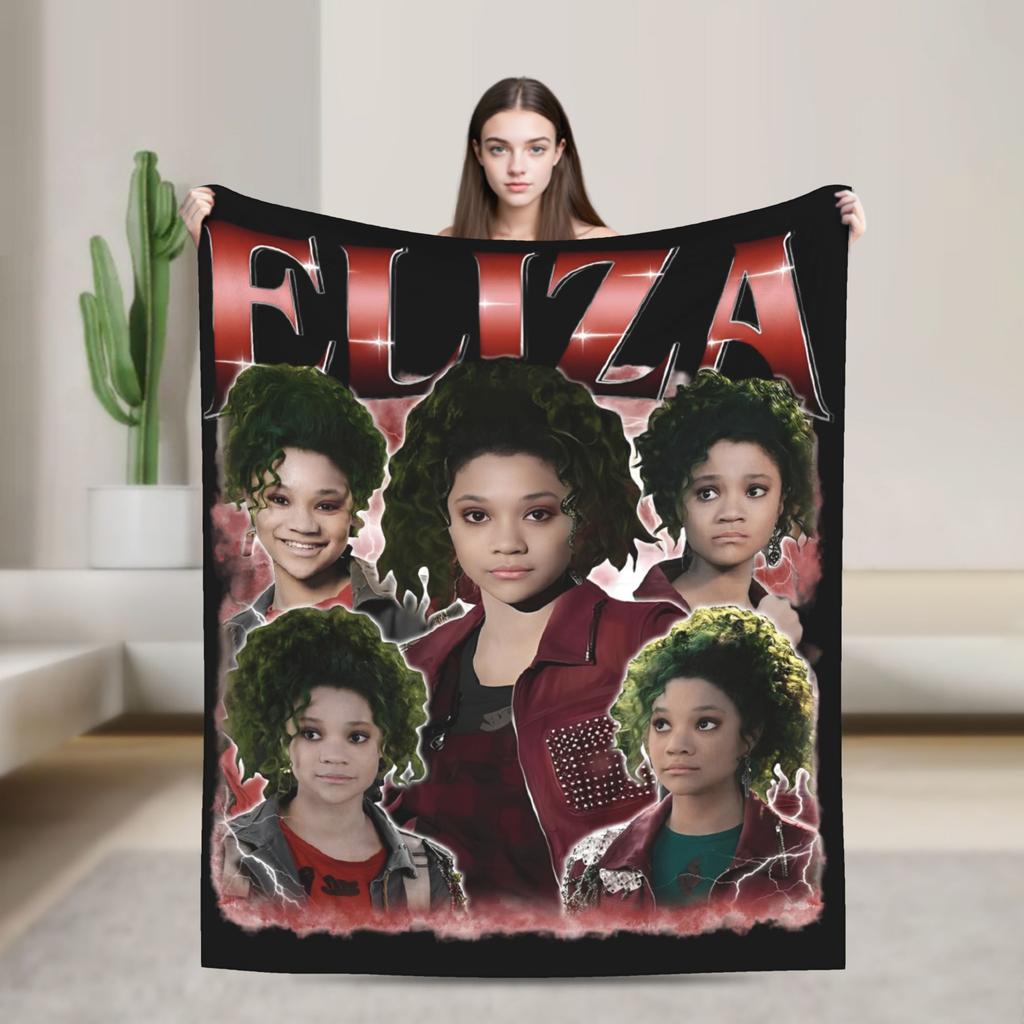 Zombies 4 Dawn of the Vampires Knitted Blankets Flannel Addison Bootleg Lightweight Throw Blankets Travel Home Couch Thin Quilt