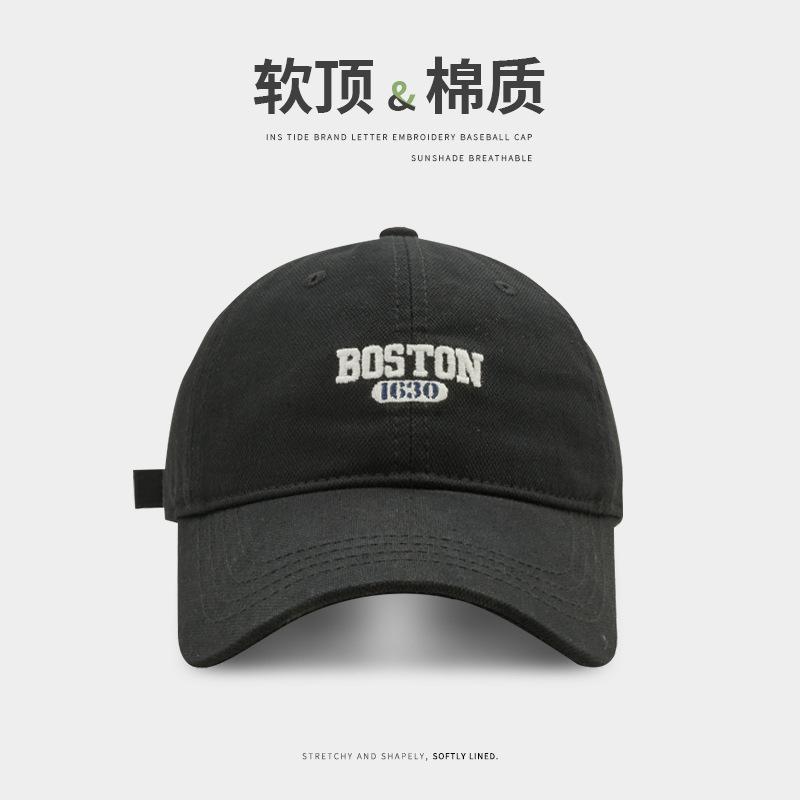 

Letter embroidered baseball cap children s fashion show face small peaked cap versatile increase deepening couple sports cap Adjustable (58-62cm)