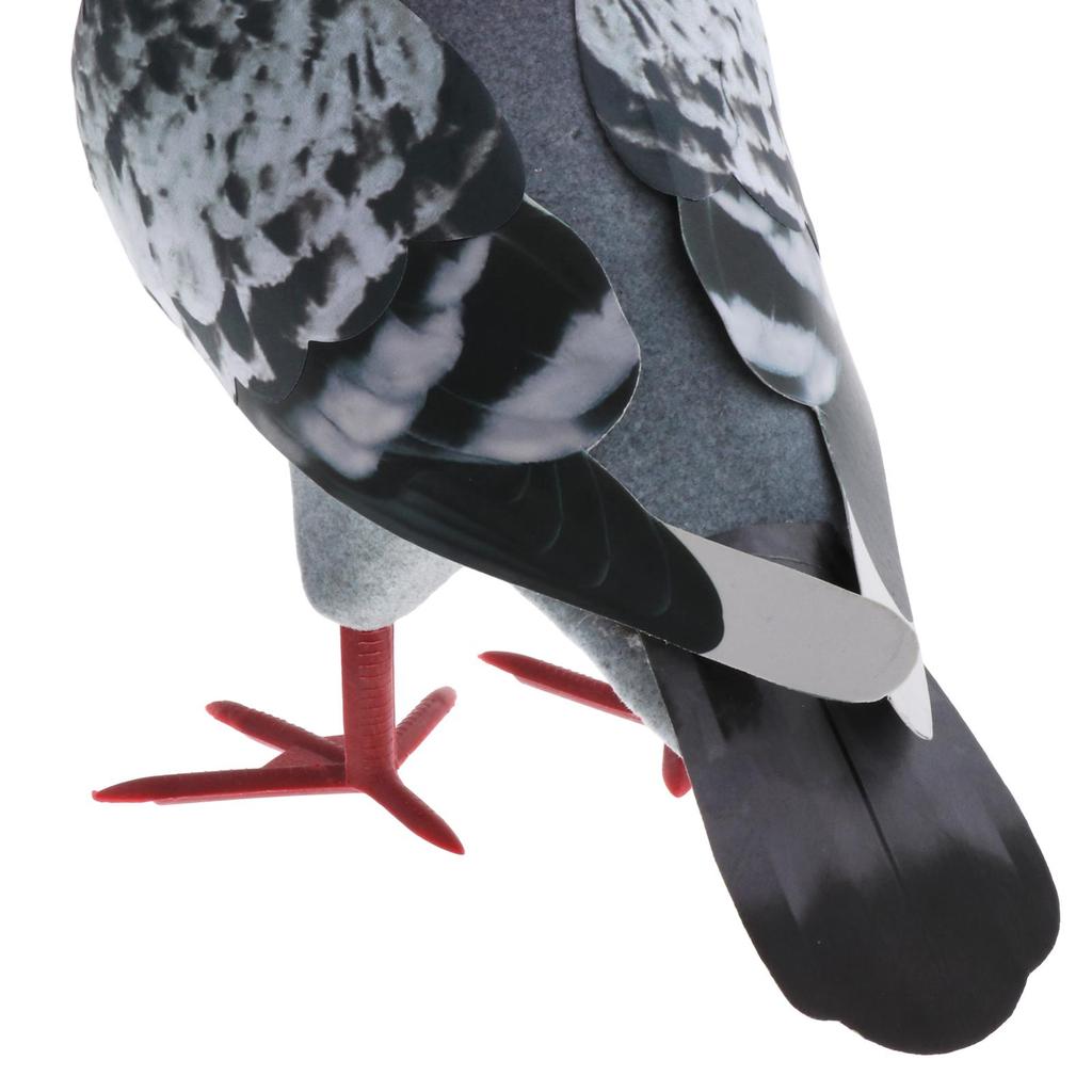 Simulation Foam Pigeon Model Realistic Bird Figurines Artificial Foam Bird Mini