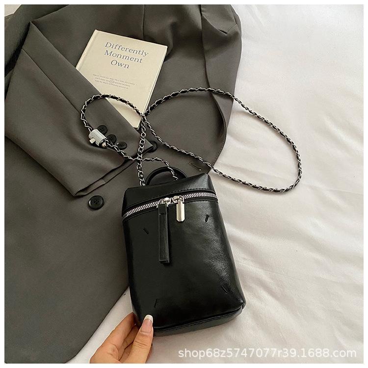 Fashion Trend Casual Simple Small Square Bag Personality 2025 Summer New Foreign Style Niche Women's Shoulder Messenger Bag