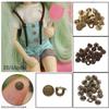 Craft Printed Pattern Decoration Mini Buttons Clothing Sewing Buckle DIY Doll Clothes Metal Buckles