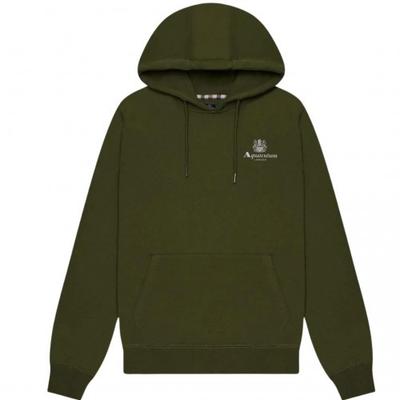 Aquascutum Herren Active Big Logo Hoodie