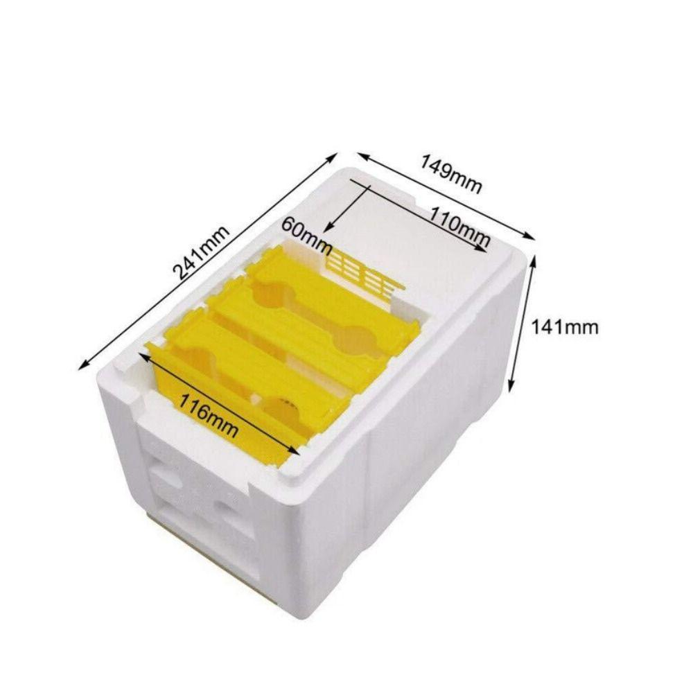 Foam Bee Hive Box Beekeeper Garden Pollination Box Waterproof Bee Breeding Case