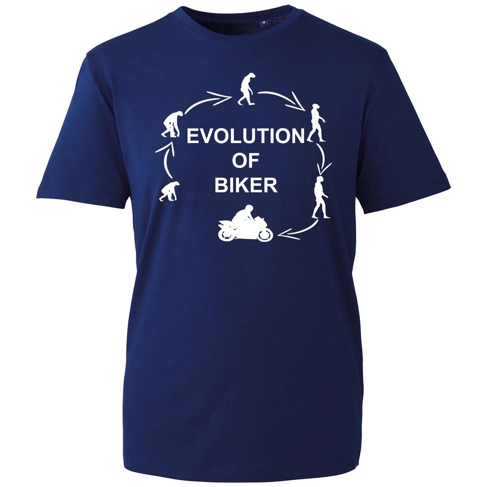 

Evolution Of Biker T-Shirt Bike Lovers Racing Sports Top Men s Unisex Gift Tee 4XL