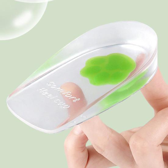 1 Pair Heel Pads Super Soft Wear Resistant Shock Absorption Comfortable Shoe Wedge Inserts Gel Heel Cups