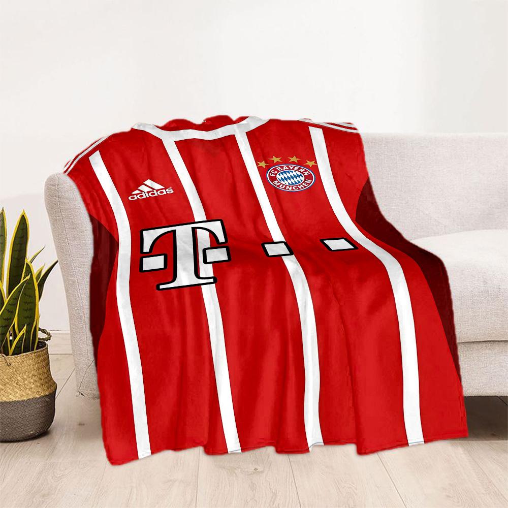 Bayern Munich Blanket Ultra-Soft Suitable for Bed Livingroom Bedding for All Seasons Stylish Decor Gift for Travel Home Birthdays
