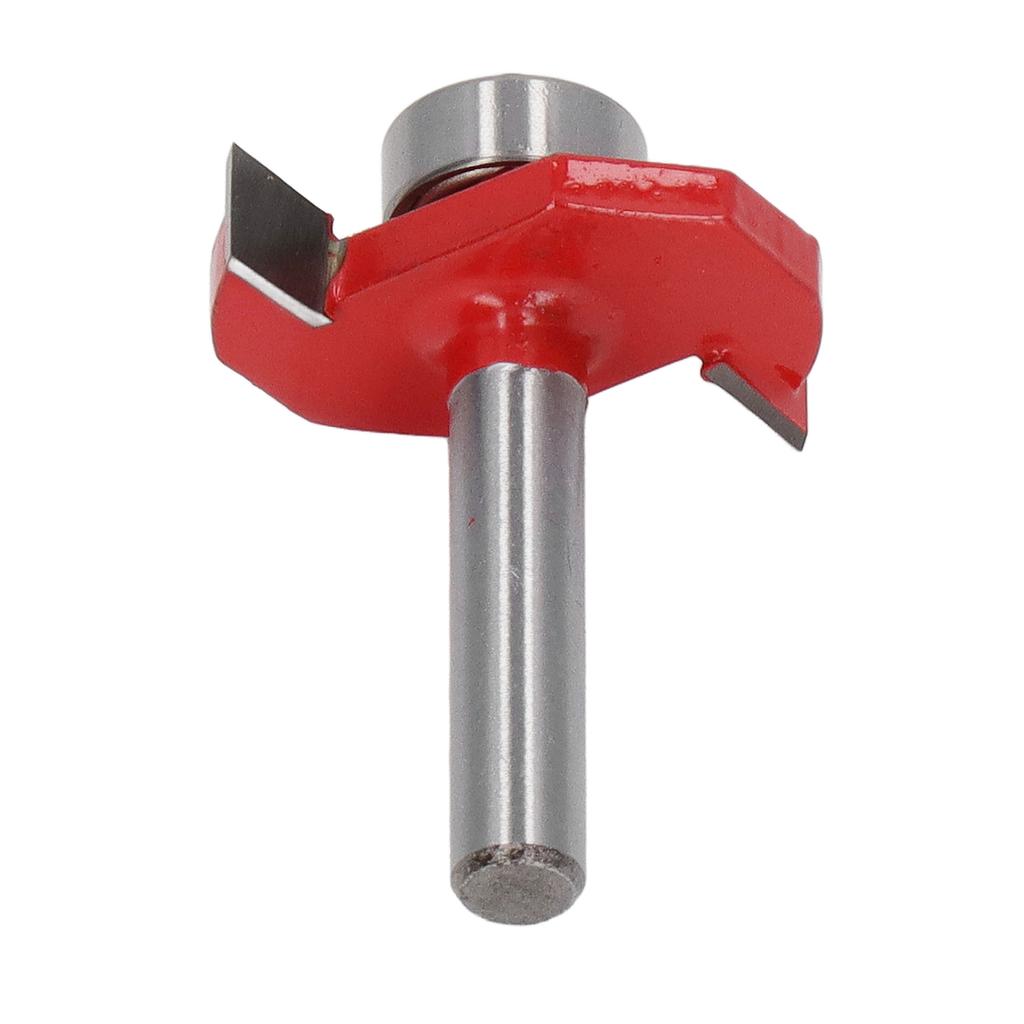 Woodworking T Shaped Router Bit 14in Shank Tungsten Steel Alloy Frame Molding Bit for Carpenter