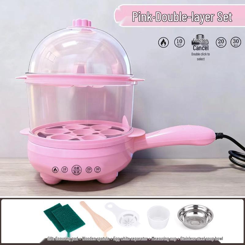 Canxiang Non-Stick Electric Frying Pan: Poached Eggs, Dumplings, Pot Stickers & Breakfast Cooker