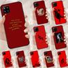 Red Aesthetics Doodles Art For Samsung Galaxy A56 A36 A26 A16 A05 A06 A22 A32 A52 A54 A34 A14 A55 A15 A53 A33 A35 Case