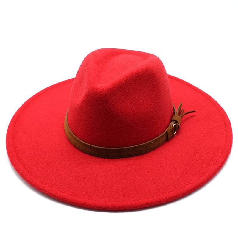 Style Wool Felt Hat With Wide Brim For Men And Women Summer Sun Protection