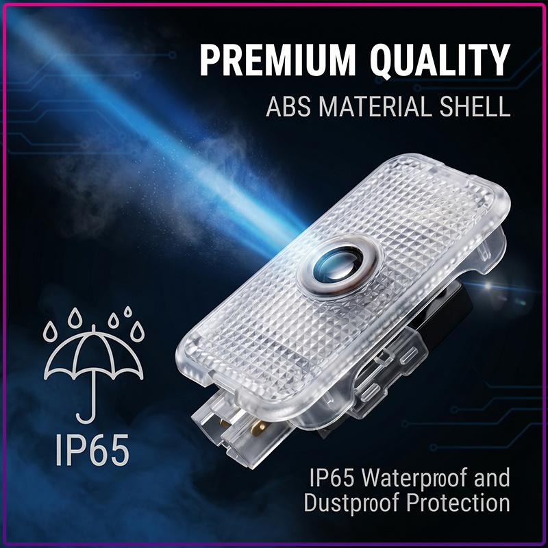 2 Stück Auto Tür Willkommenslicht LED Projektorlampe Geister Schatten Für Subaru Forester SG5 SH SJ Impreza XV Legacy Outback WRX STI GC8 Tribeca