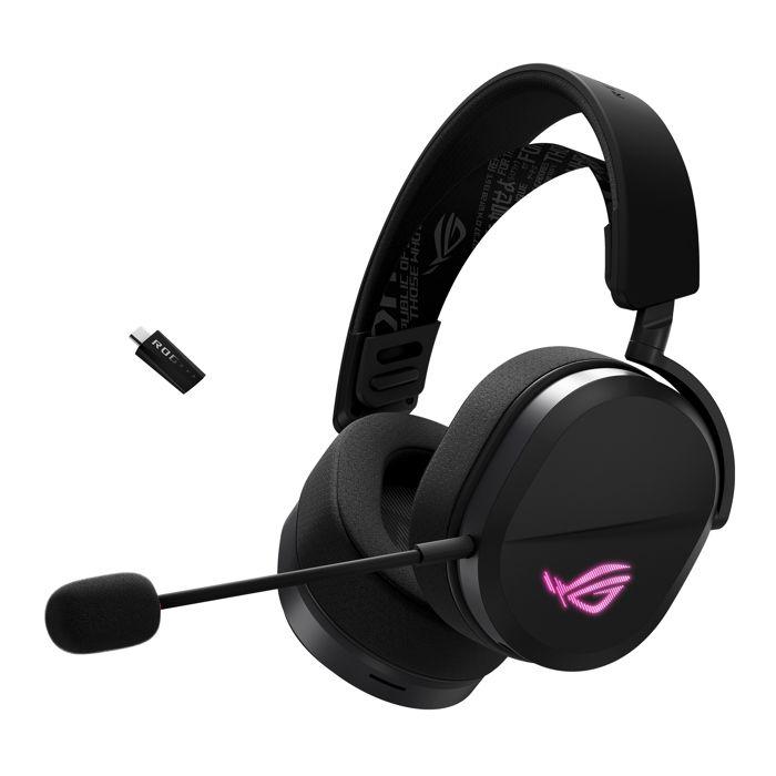 Casque gaming - Asus - ROG Pelta - Sans fil - Éclairage Aura Sync RGB - 60h autonomie