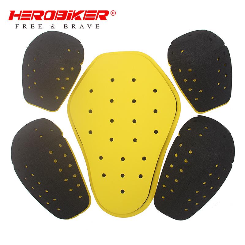 EVA Double-Layer Motorcycle Riding Suit with Back Protector, Shoulder & Elbow Pads