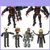 Moc Skibidi Toilet Clock Man Vs Surveillance Man Building Brick Toy Abs Plastic Diy 200-400 Pieces