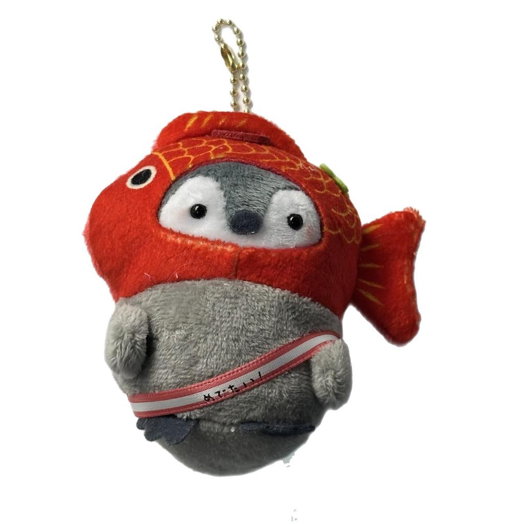 Lucky Koi Penguin Plush Pendant - Cute Japanese-Style Toy Doll