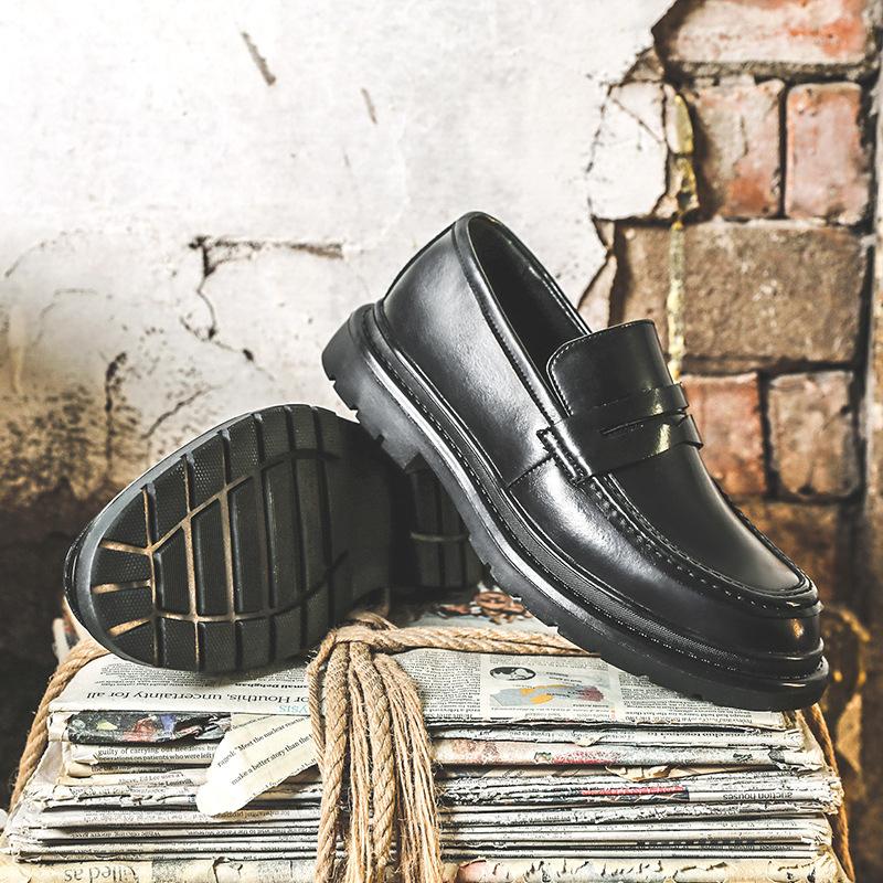 Мужские туфли Весенние кожаные туфли Мужские корейские версии Модные деловые повседневные — фото 3