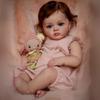 55CM Realistic Reborn Baby Doll Ultra Realistic 3D Lifelike Hand-aided Hair Transplantation Collectible Vinyl Doll for Gift
