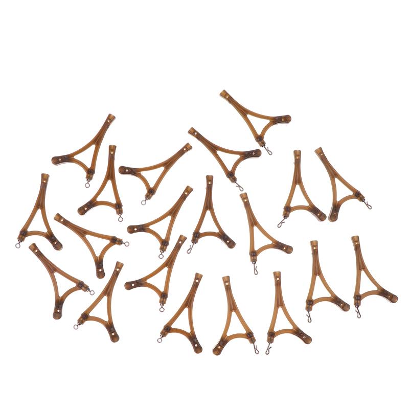 

10Pcs European Style Carp Fishing Tackle Anti Tangle System For Method Feeder Cage Carp Rigs Tool Side Bends Swivel Fish Tackle With rolling swivel