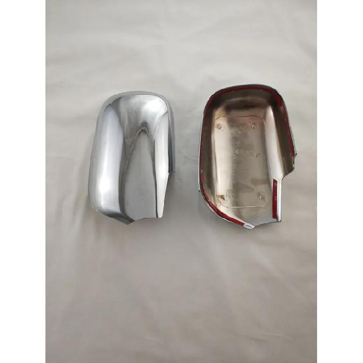 2PCS Car Chrome Plated Rearview Accessories Door Mirror Cover Trim Paste Style For Toyota Yaris Vitz 1996 1997 1998 1999 2000