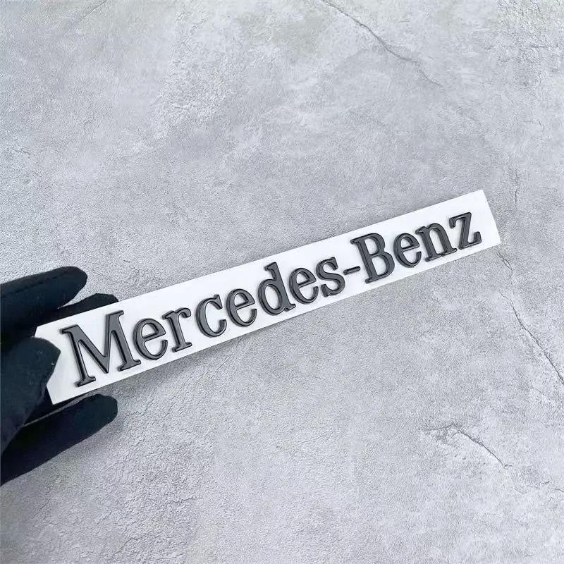 1pcs Car Badge Rear Trunk Body Sticker Emblem Decoration For Mercedes Benz AMG W108 W124 W126 W140 W205 W201 b2