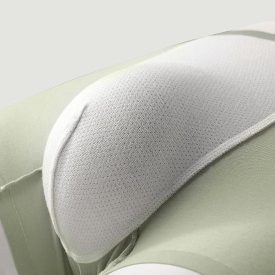 Men Boxer Underwear Elastic Mid-Waist U-Convex Breathable Shorts Briefs Patchwork Color Seamless Comfort Fit Underwear