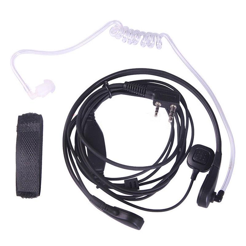 Throat Mic Earpiece Headset Finger Ptt For Baofeng Uv5R 888S Radio Walkie Talkie