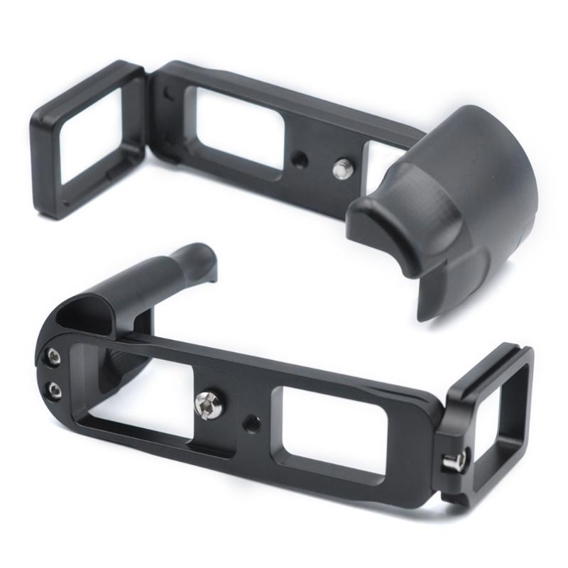 Para X-E1 X-E2 Sistema de Liberación Rápida Placa QR Adaptador de Montaje para Trípode de Cámara Soporte en L Vertical Horizontal Aleación de Aluminio