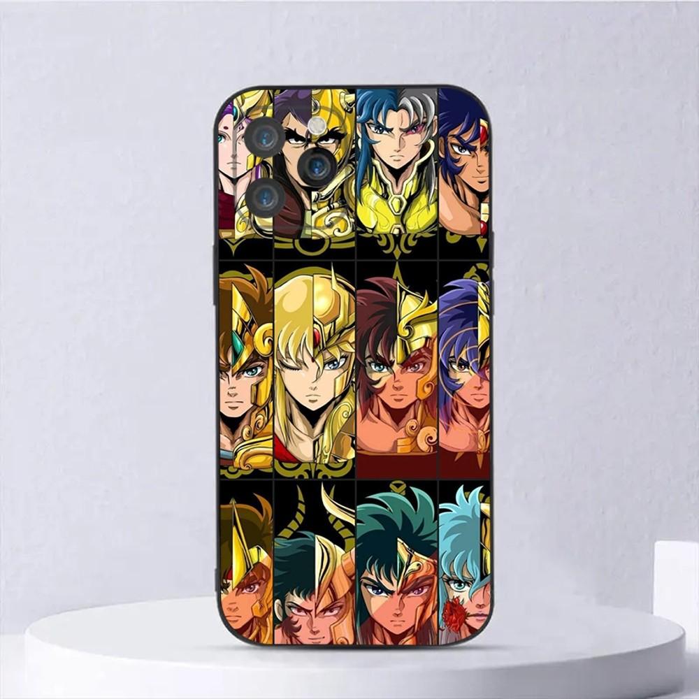 Saint Seiya Virgo Shaka Phone Case For iPhone 16,15,14,13,12,11,Plus,Pro Max,XS,X,XR,SE,Mini,8,7 Soft Silicone Black Cover