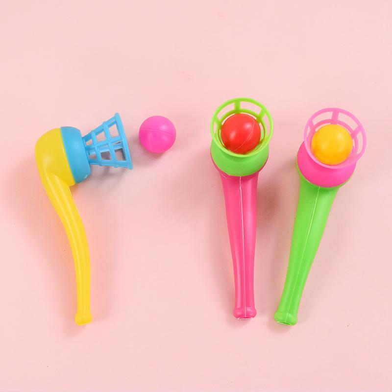 10/20Pcs Colorful Blowing Pipe Magic Floating Ball Game Kids Birthday Party Favors Funny Gift Pinata Filler Balance Training Toy