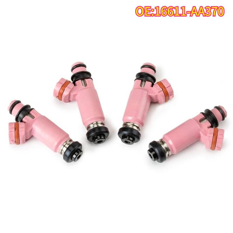 

High quality New For 1/4 Pcs 16611-AA370 Pink 565cc Fuel Injectors Fit For Subaru STI WRX Forester Subaru Legacy Impreza 1Pcs