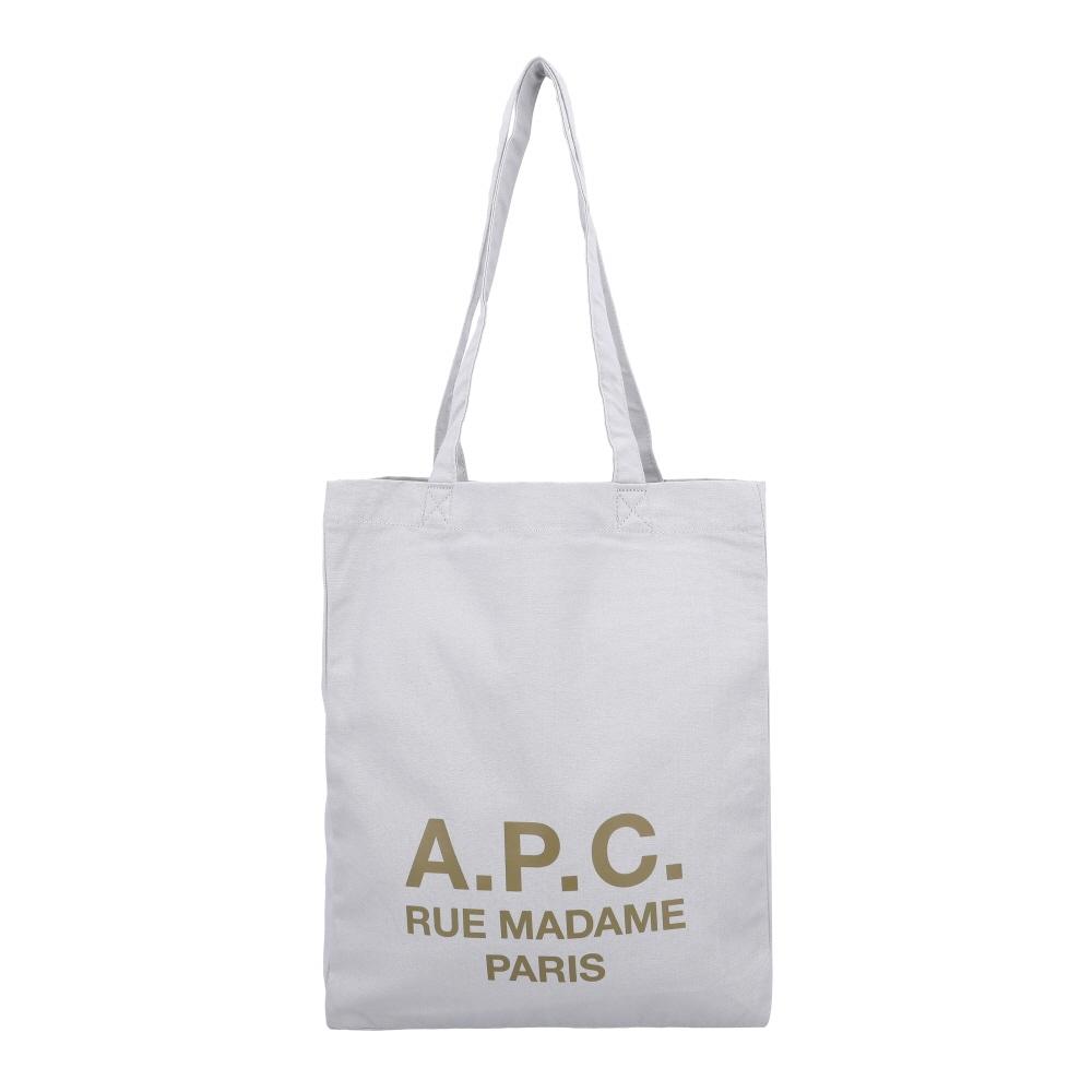

A.p.c Lou Rue Madame Tote Bag M67064 Lab Light Grey COHMN M67064 LAB LIGHT GREY