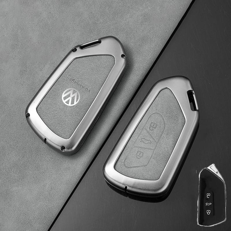 2026 Hete Voor VW VOLKSWAGEN Autosleutelhoes Cover Shell Sleutelhanger voor VW Volkswagen Golf 8 MK8 ID3 ID4 Cupra 2020 Voor Skoda Octavia A