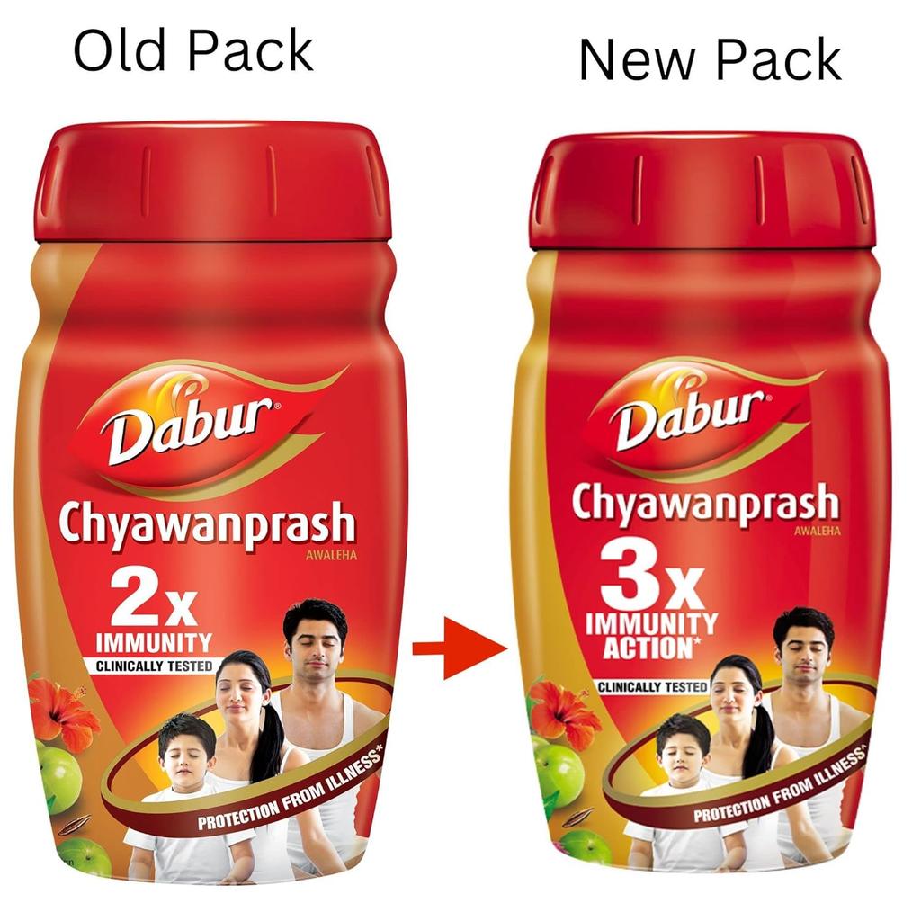 Dabur Chyawanprash 950g | Boosts Immunity, Builds Strength & Stamina | Daily Family Health Supplement with Amla, Giloy & Ashwagandha