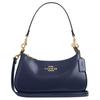 Teri 25 Logo Zip Closure Leather Crossbody Shoulder Bag Medium Women Bags Navy-Blue CV938-IMPVH