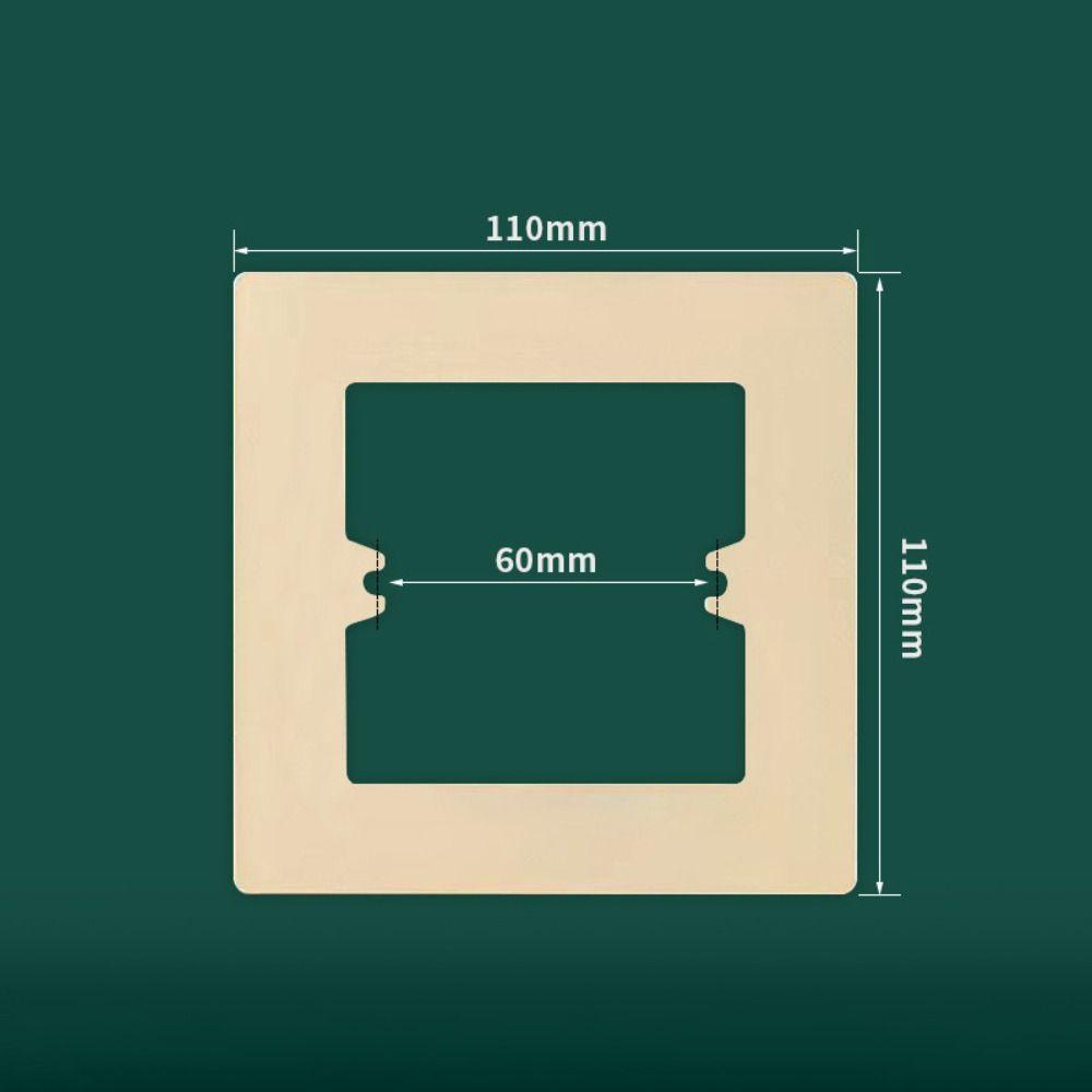 Universelle Wandpaneele Kunststoff Schalter Steckdose Rahmen Schalterabdeckung Dekorative Abdeckung Elektrisch