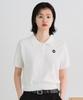 COVERNAT WOMAN Collared Half Knit Ivory